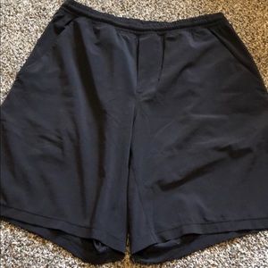 black lulu shorts